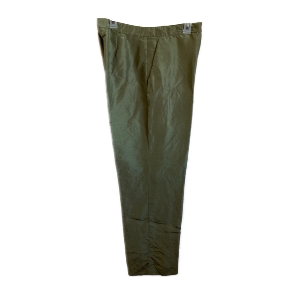 Sage Green Crinkled Pants